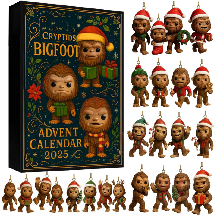 2025 年 Cryptids Bigfoot 降临节日历