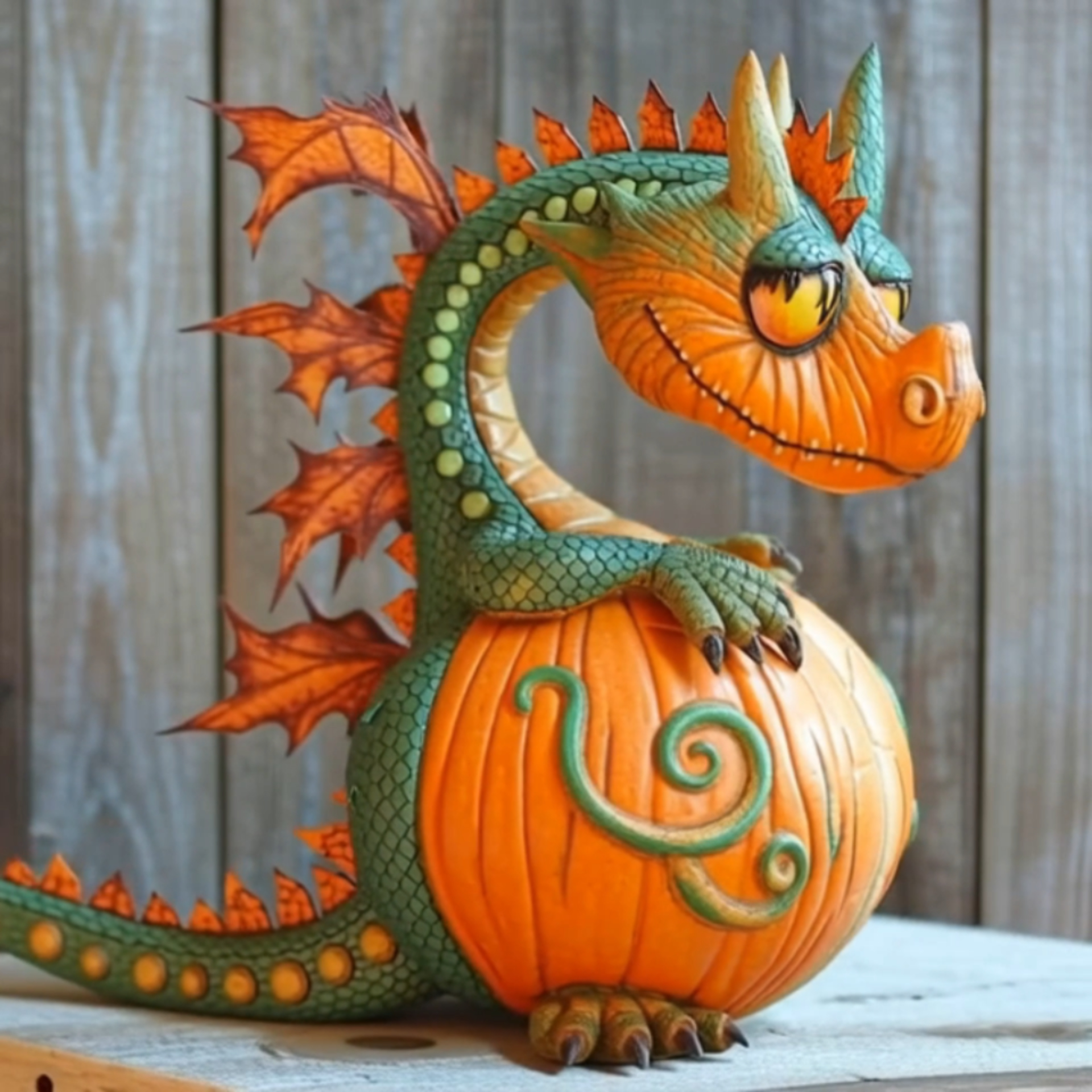 🎃🐉 Pumpkin Dragon – The Guardian of Your Halloween Spirit!