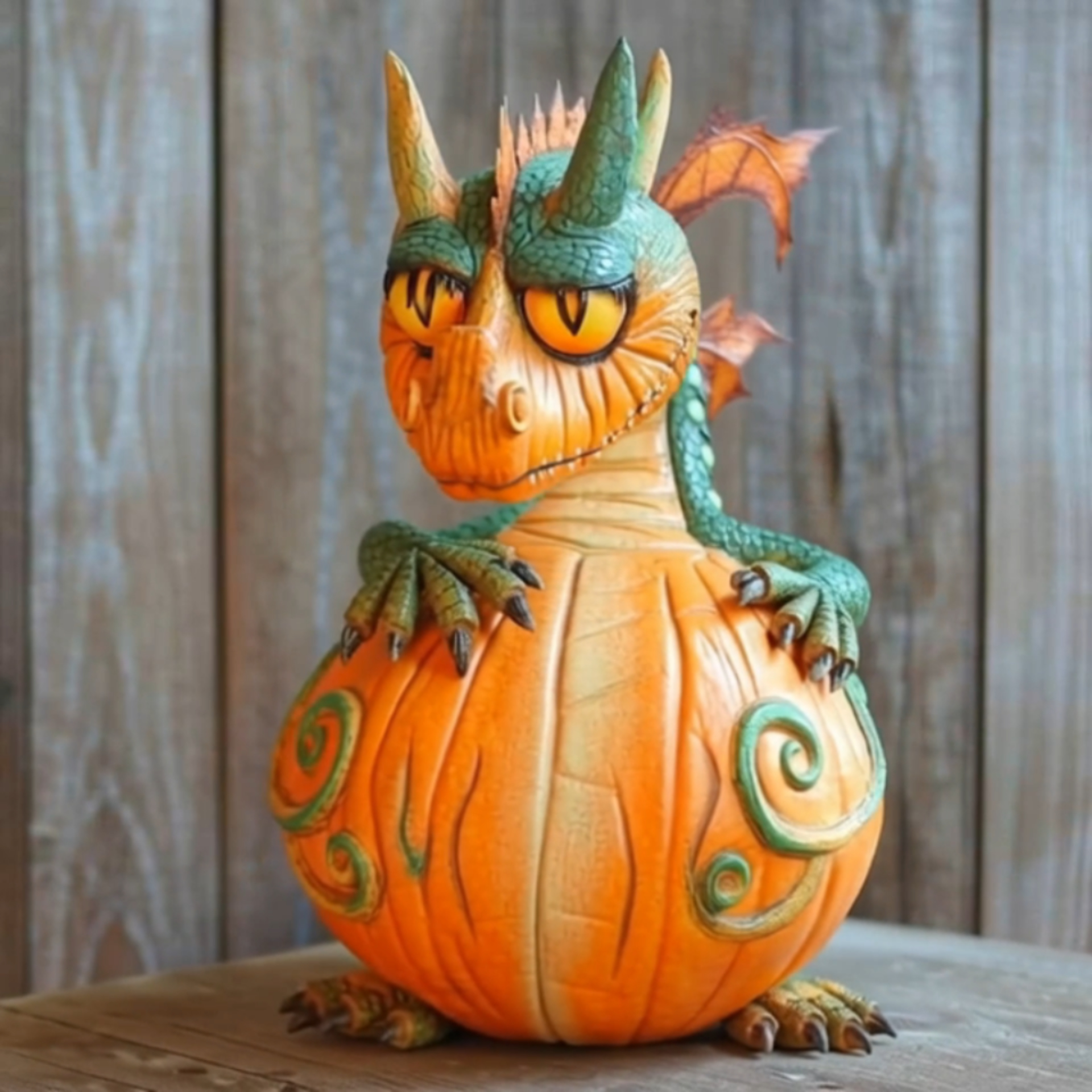 🎃🐉 Pumpkin Dragon – The Guardian of Your Halloween Spirit!