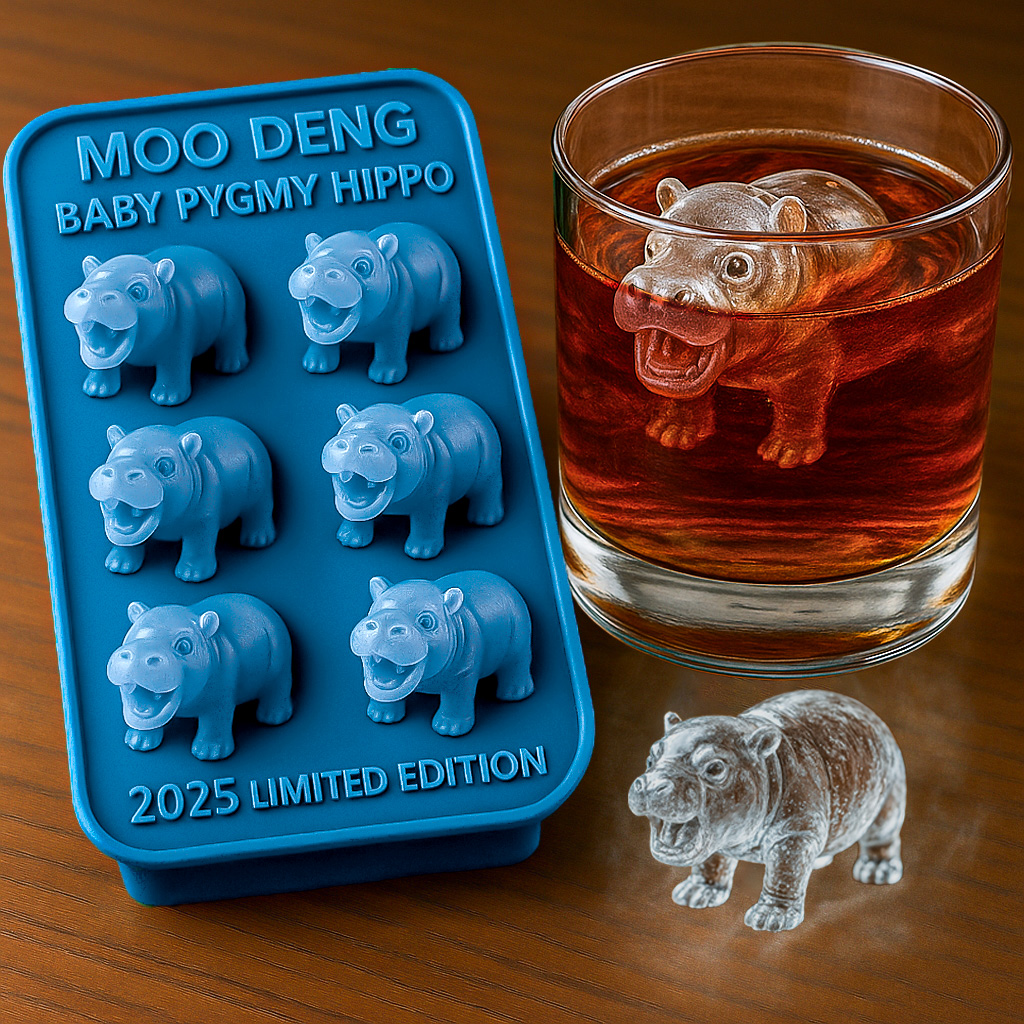 “Moo Deng Baby Pygmy Hippo”限量版冰格